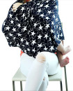Super Soft Bamboo Rayon All in 1 Stretchy Star Nursing Cover